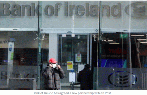 „Bank of Ireland” ketina uždaryti 103 banko filialus
