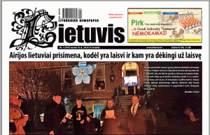 ANONSAS: „Lietuvis“ Nr. 1 (547)