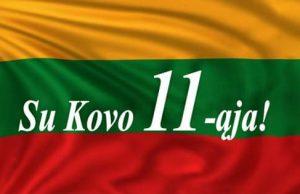 Sveikinimas Lietuvos Nepriklausomybės atkūrimo dienos proga