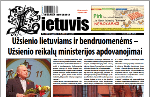 ANONSAS: „Lietuvis“, Nr. 8 (554)