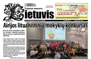 ANONSAS: Laikraštis „Lietuvis“, Nr. 4 (561)