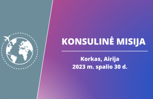 Spalio 30 d. Lietuvos konsuliniai pareigūnai dirbs Korke