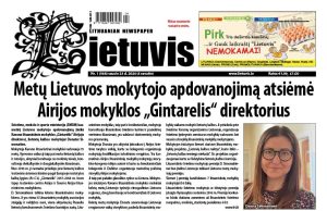 ANONSAS: Laikraštis „Lietuvis“, Nr. 1 (568)