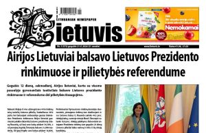 ANONSAS: Laikraštis „Lietuvis“, Nr. 5 (572)
