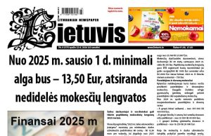 ANONSAS: Laikraštis „Lietuvis“, Nr. 8 (575)