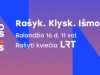 Kviečiame dalyvauti Nacionaliniame diktante 2026